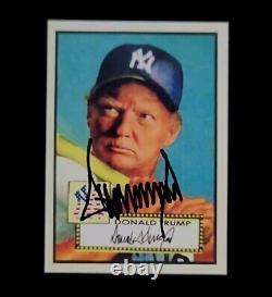 United States President Donald Trump Signed Baseball Card Presidential Document