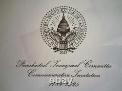 Very Rare Donald Trump Signed Invitation Copy & Inauguration Day Hat Beanie
