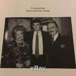 Very Rare SIGNED PEN Autograph, President DONALD TRUMP How To Get Rich Biography