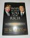 Why We Want You To Be Rich Donald Trump Signed First Edition Hardcover Book