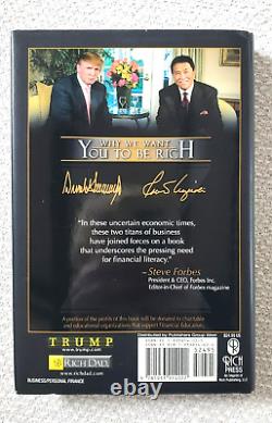 Why We Want You To Be Rich SIGNED by Donald Trump withCard- 1st Edition