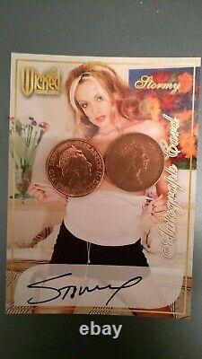 Wicked Trading Cards Series 1 Stormy Daniels Trump Signed Autographed Autograph