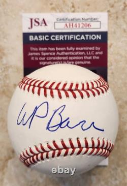 William Bill Barr Signed OMLB Baseball w JSA COA Donald Trump Attorney General 1