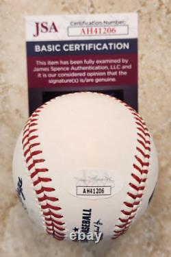 William Bill Barr Signed OMLB Baseball w JSA COA Donald Trump Attorney General 1