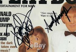 With COA DONALD TRUMP & BRANDI BRADNT SIGNED PLAYBOY MARCH 1990 GREAT CONDITION