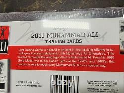1-2011 Leaf Muhammad Ali Trading Cards Scelled Box Event/fight Worn / Trump Auto