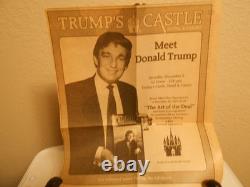 1987 Donald J. Trump 1ère Édition Signée L'Art de la Négociation