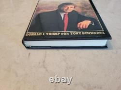 1987 L'Art de l'Affaire Livre Relié SIGNÉ par le Président Donald Trump ! LOA