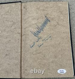 1987 L'Art du Commerce Livre Première Édition Signé par Donald Trump et Ivana Trump PSA/DNA