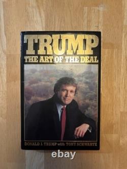 1987 L’art de la négociation Donald Trump Ivana Trump livre signé et autographié JSA LOA