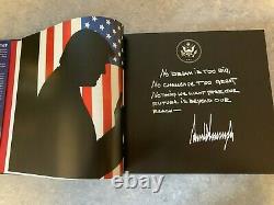 1ère Édition Donald Trump A Signé Un Livre Autographié Notre Voyage Ensemble Vendu