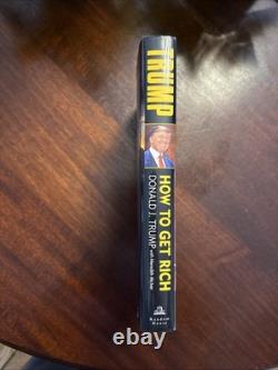 2004 Comment Devenir Riche 1ère Édition Couverture Rigide Signée (à l'Intérieur) Par Donald Trump