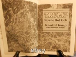 2004 Comment Devenir Riche 1ère Édition Reliée Signée Par Donald J Trump