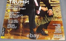 2004 Donald J Trump Signé 45 Président New York Où Magazine