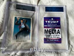 2016 Jsa Autograph Media Donald Trump Signed & 1989 Bgs 9 Rotten To The Core #26