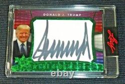 2020 Décision Premium Cut Signature Donald J Trump Auto #d 1/10 Signé Autographe