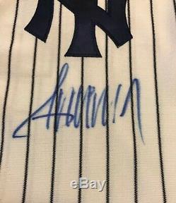 45e President U. S. Atout Autographed Donald New York Yankees Jersey Bas Rare