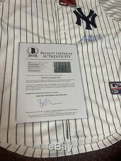 45e President U. S. Atout Autographed Donald New York Yankees Jersey Bas Rare