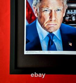 ALEXANDRE DULAC DONALD TRUMP #47 Éditions Signées à la Main Impressions Authentiques Éd. de 10 COA