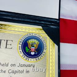 AUTENTIQUE Autographe de Donald Trump Inauguration Photo Signée COA