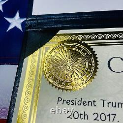 AUTENTIQUE Autographe de Donald Trump Photo Signée avec Certificat d'Authenticité