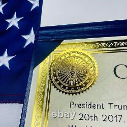 AUTENTIQUE Autographe de l'Inauguration de Donald Trump Photo Signée COA