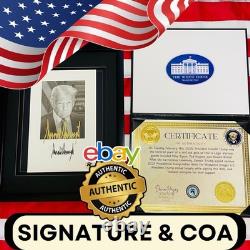 AUTENTIQUE Signature d'Inauguration de Donald Trump 2025