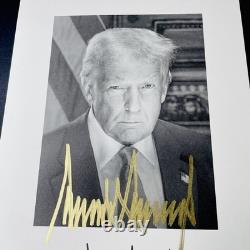 AUTENTIQUE Signature d'Inauguration de Donald Trump 2025