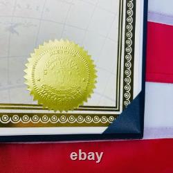 AUTENTIQUE Signature de Donald Trump 2025 Photo d'Inauguration avec Certificat d'Authenticité