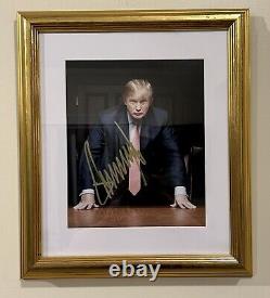 Absolutley Stunning Donald Trump Président Signé 8x10 Photo Autographe Jsa Loa