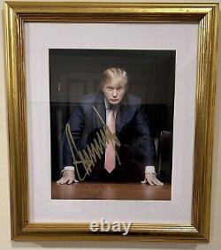 Absolutley Stunning Donald Trump Président Signé 8x10 Photo Autographe Jsa Loa