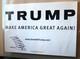 Affiche De Campagne Maga Signée Et Authentifiée Par Donald Trump - Signature Psa Dna