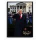 Affiche Personnalisée De 18x24 Pouces Du 45e Président Donald Trump - Signée Par L'artiste Et Encadrée