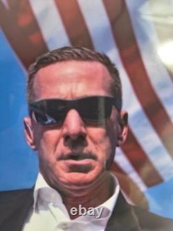 Affiche signée 11x17 de Donald Trump avec certificat d'authenticité, 45e Président, Pédophile