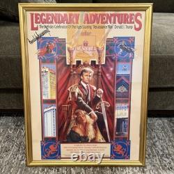 Affiche signée de Donald Trump 1993 Célébration d'anniversaire de Trump Castle Rareté