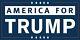 Amérique Pour Trump Banderole Panneau Président 24, 36, 48, 60 Donald 2016