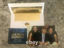 Art Of The Deal Autographied Paperback Hand Signé Par Le Président Donald Trump