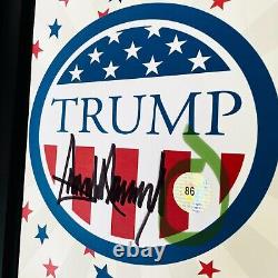 Authentique Donald Trump Maga Autographe Signature Image Signée COA