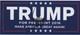 Autocollant De Campagne Pour Pare-chocs Sign&eacute; Par Donald J. Trump En 2016