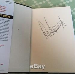 Autographe Très Rare Signé De Pen Pen, Président Donald Trump Comment Obtenir Riche Biographie