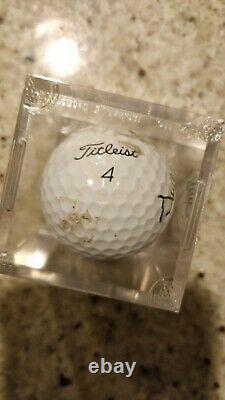 Autographié Donald Trump Golf Ball