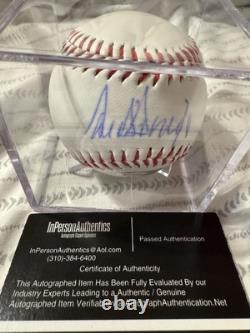 BALLE DE BASEBALL SIGNÉE À LA MAIN PAR LE PRÉSIDENT DONALD TRUMP AVEC CERTIFICAT D'AUTHENTICITÉ