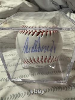 BALLE DE BASEBALL SIGNÉE À LA MAIN PAR LE PRÉSIDENT DONALD TRUMP AVEC CERTIFICAT D'AUTHENTICITÉ