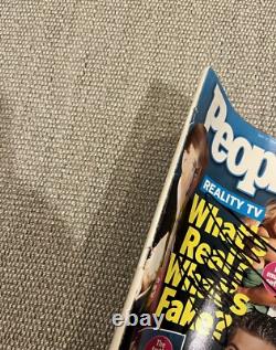 BECKETT LOA Président DONALD TRUMP Signé Autographié People Magazine MAGA USA