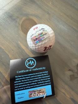 Balle de GOLF signée par le Président Donald Trump avec certificat d'authenticité