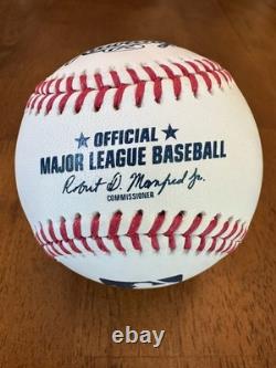 Balle de baseball de la Major League signée par le Président Donald Trump PSA LOA