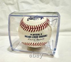 Balle de baseball officielle Rawlings MLB signée par Charlie Kirk avec autographe MAGA Trump