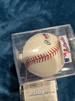 Balle de baseball signée et authentifiée par le président Donald J Trump PSA/DNA COA PSA DNA Auto