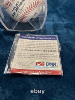 Balle de baseball signée et authentifiée par le président Donald J Trump PSA/DNA COA PSA DNA Auto