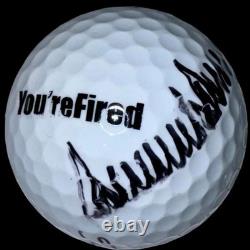 Balle de golf signée par Donald Trump 'Vous êtes licencié' RARE PSA COA
